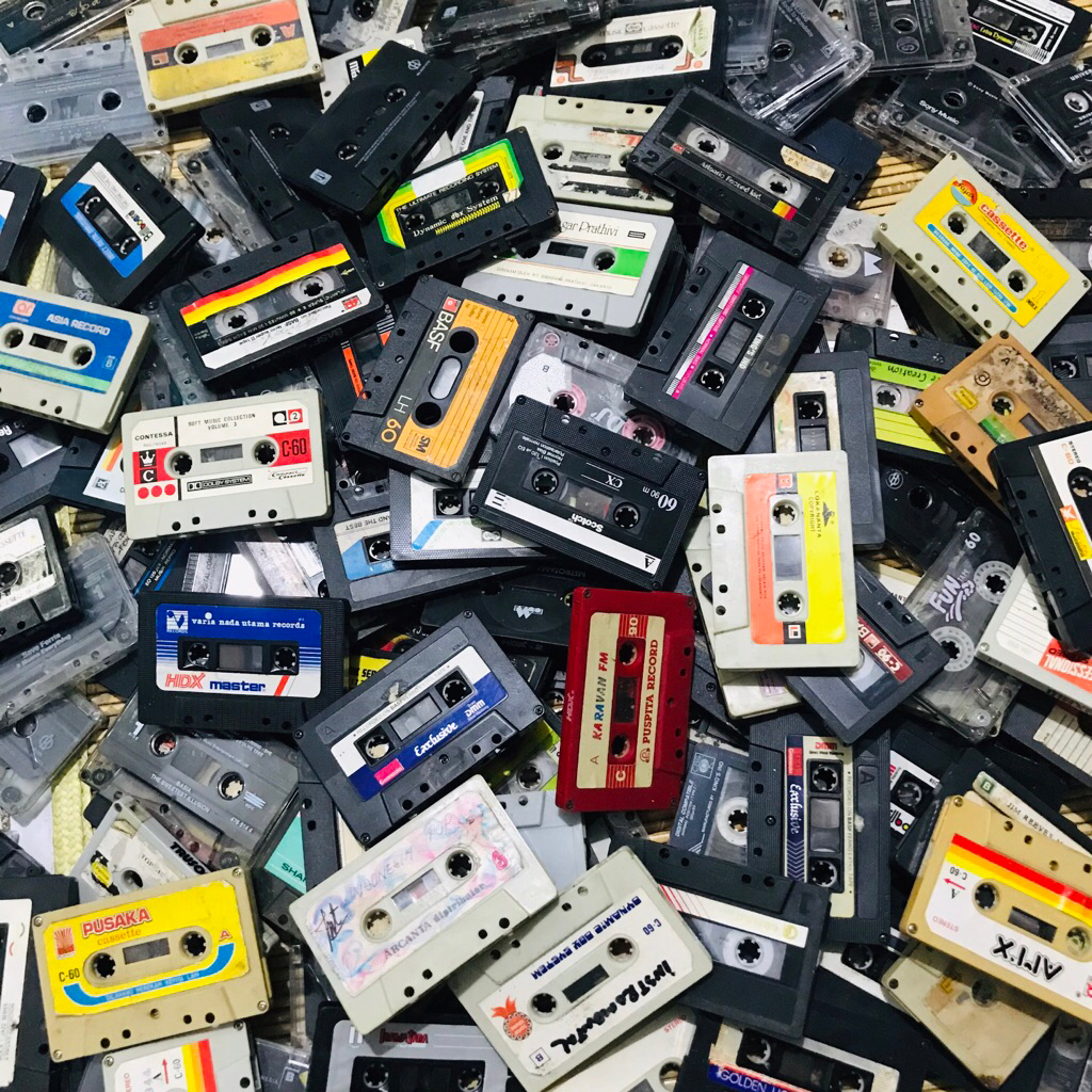 Paket Kaset Pita Tanpa Cover | Kaset Pita Murah | Dekorasi Vintage