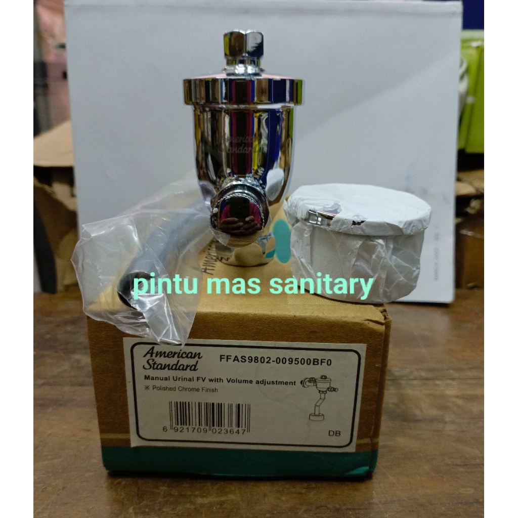 kran push urinuar merk American Standart bahan kuningan full anti karat tahan lama