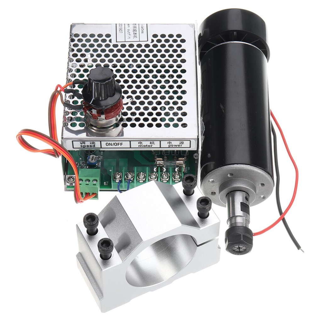 CNC SPINDLE DC 500watt komplit