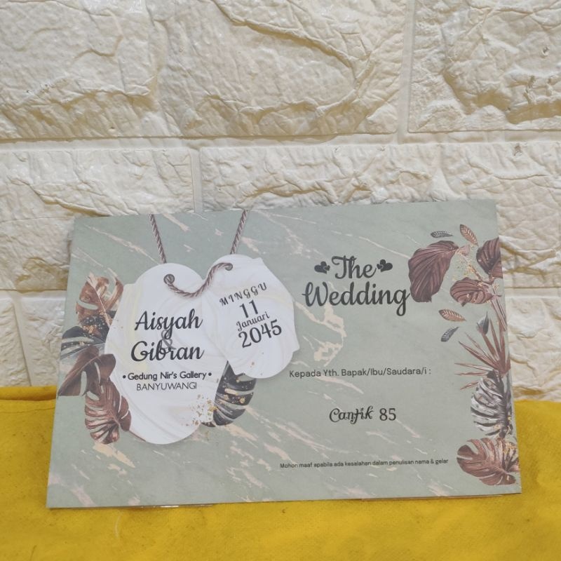 Cantik 85 Blanko Undangan Kosongan | Undangan Murah | Blangko Undangan