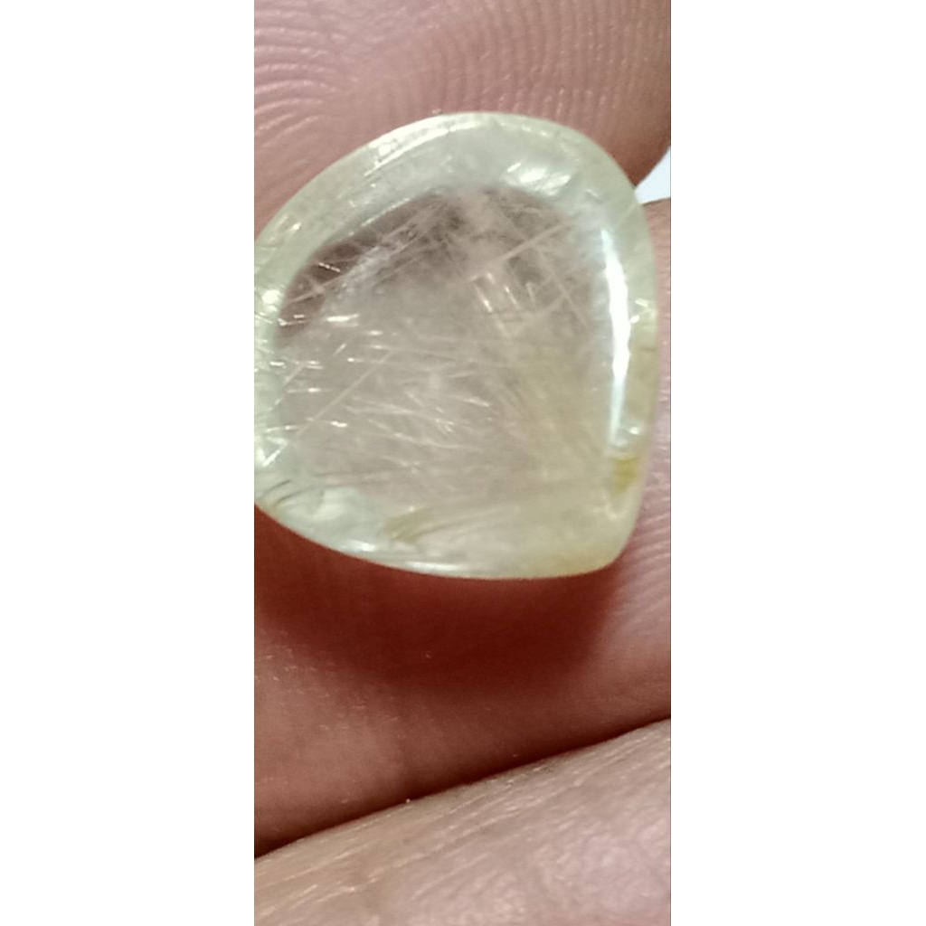 natural kecubung serat emas cendana  kode : 733     10 x 10 mm