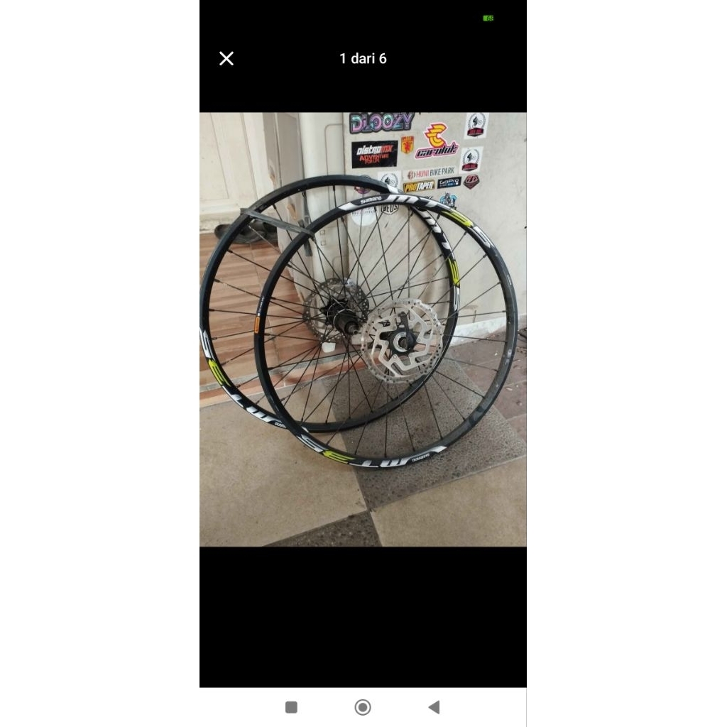 wheelset 26 shimano MT35
