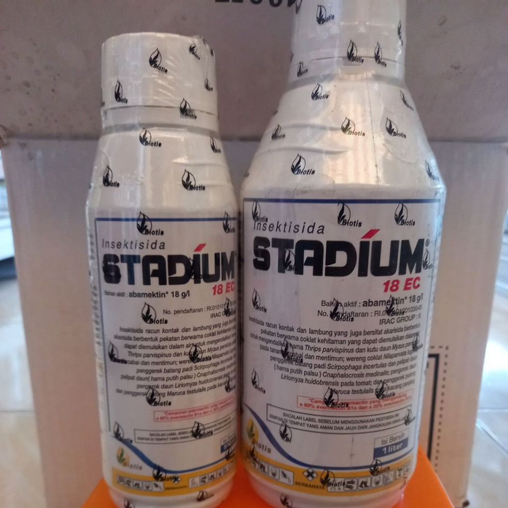Insektisida STADIUM 18 EC 1 Liter - Abamektin 18g/l, Kontak-Lambung Sistemik, Pengendalian Hama Luas