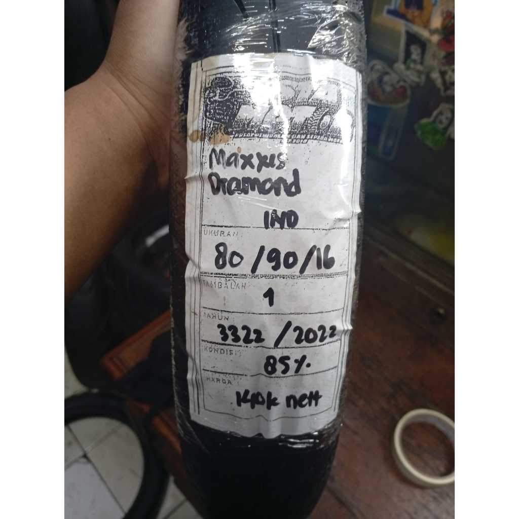 BAN COPOTAN MAXXIS DIAMOND RING 17 UKURAN 80 90 17 DEPAN KODE3322