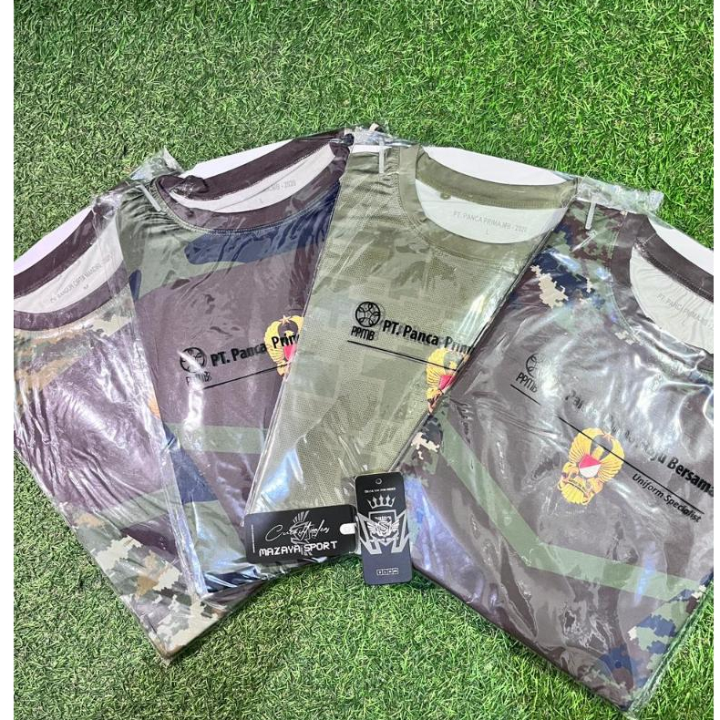 KAOS LORENG KASAD ASLI JATAH PEMBAGIAN TNI AD PT PANCA DAN PT SRITEX, Kaos Olahraga, Kaos Gym