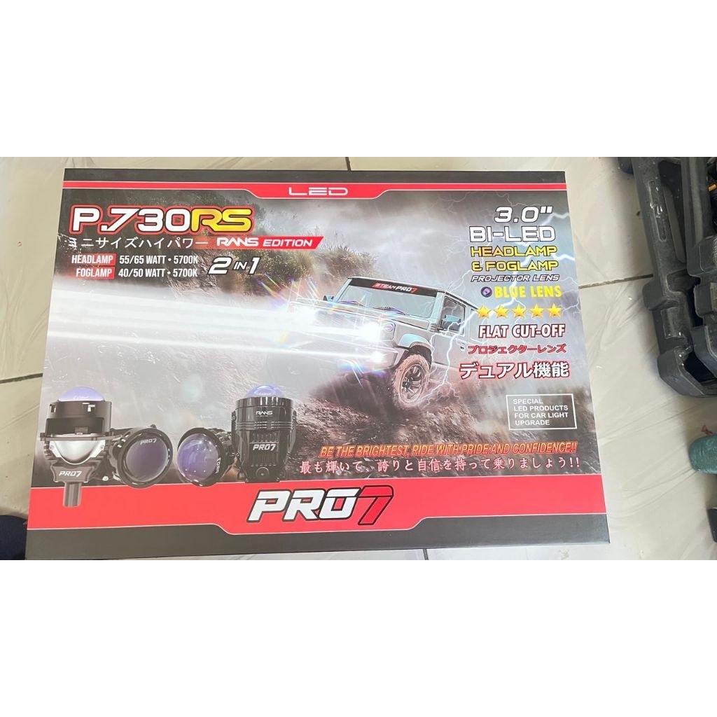 PRO 7 RANS EDITION P.730 RS ( SET PROJIE + FOGLAMP )