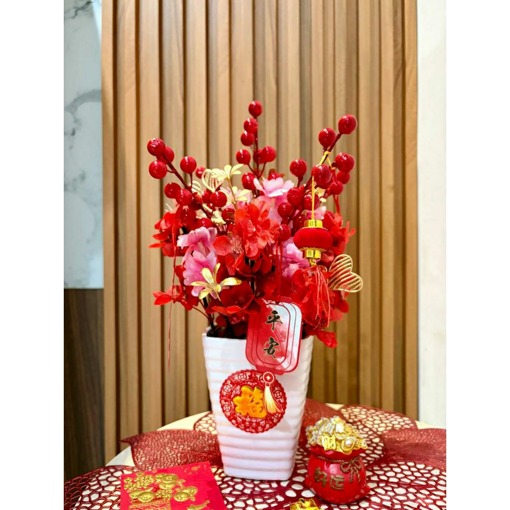 Bunga Meja Imlek | Hampers Imlek | Gantungan Hiasan Random