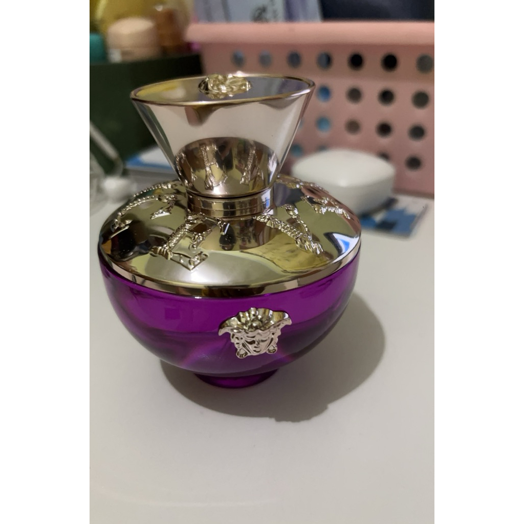 Preloved Versace Dylan Purple. Checkout tanpa nawar Free black belt bag.