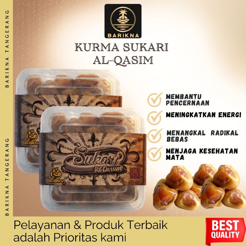 KURMA/SUKARI/KURMA SUKARI/KURMA/SUKARI ALQASSIM 1KG