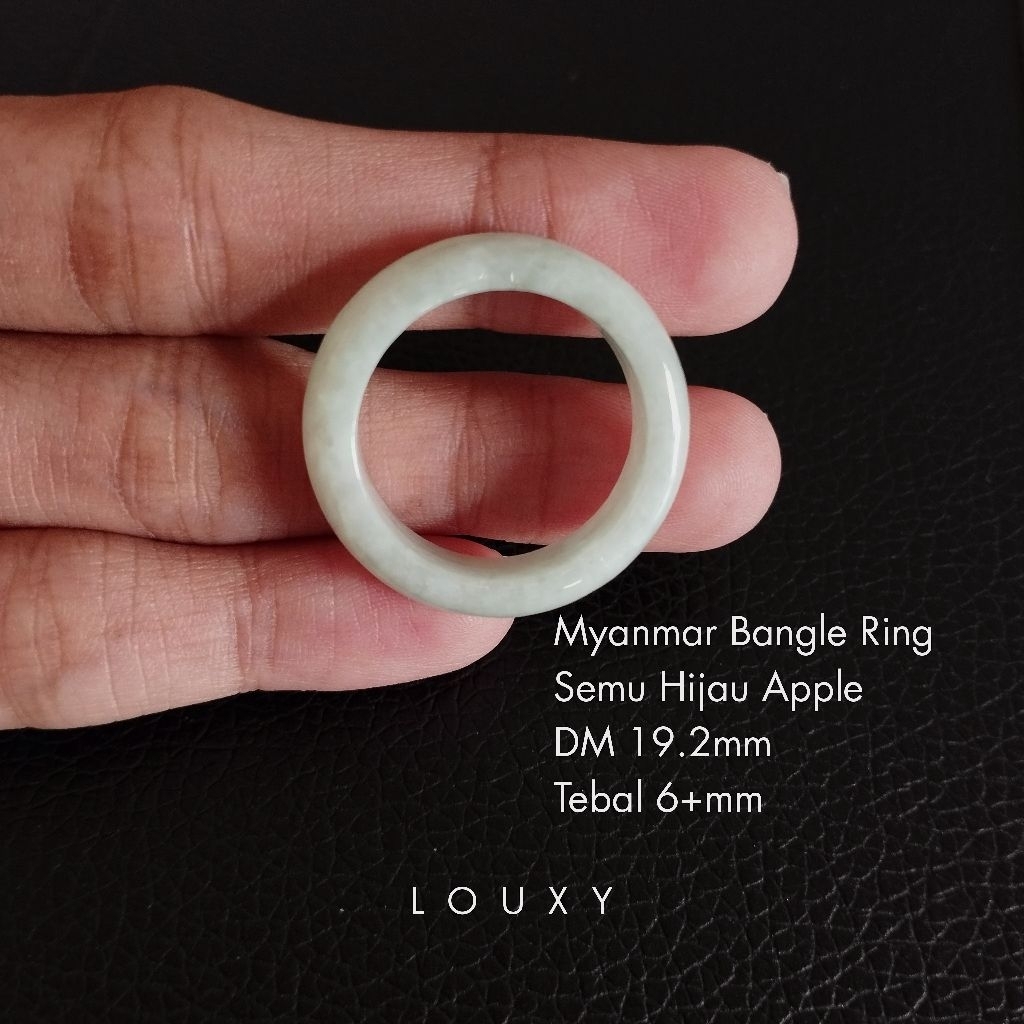 Cincin Giok Cincin Batu Giok Asli Giok Myanmar Alami