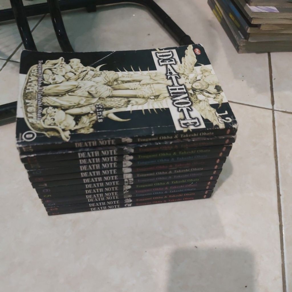 Komik Death Note 1-12 Fullset Original Preloved kolpri set ke 4