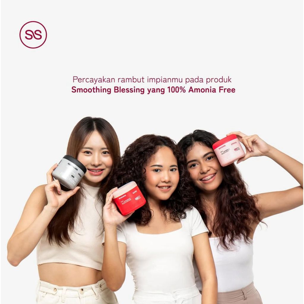 BLESSING Smoothing 1000ml - Pelurus Rambut Permanen