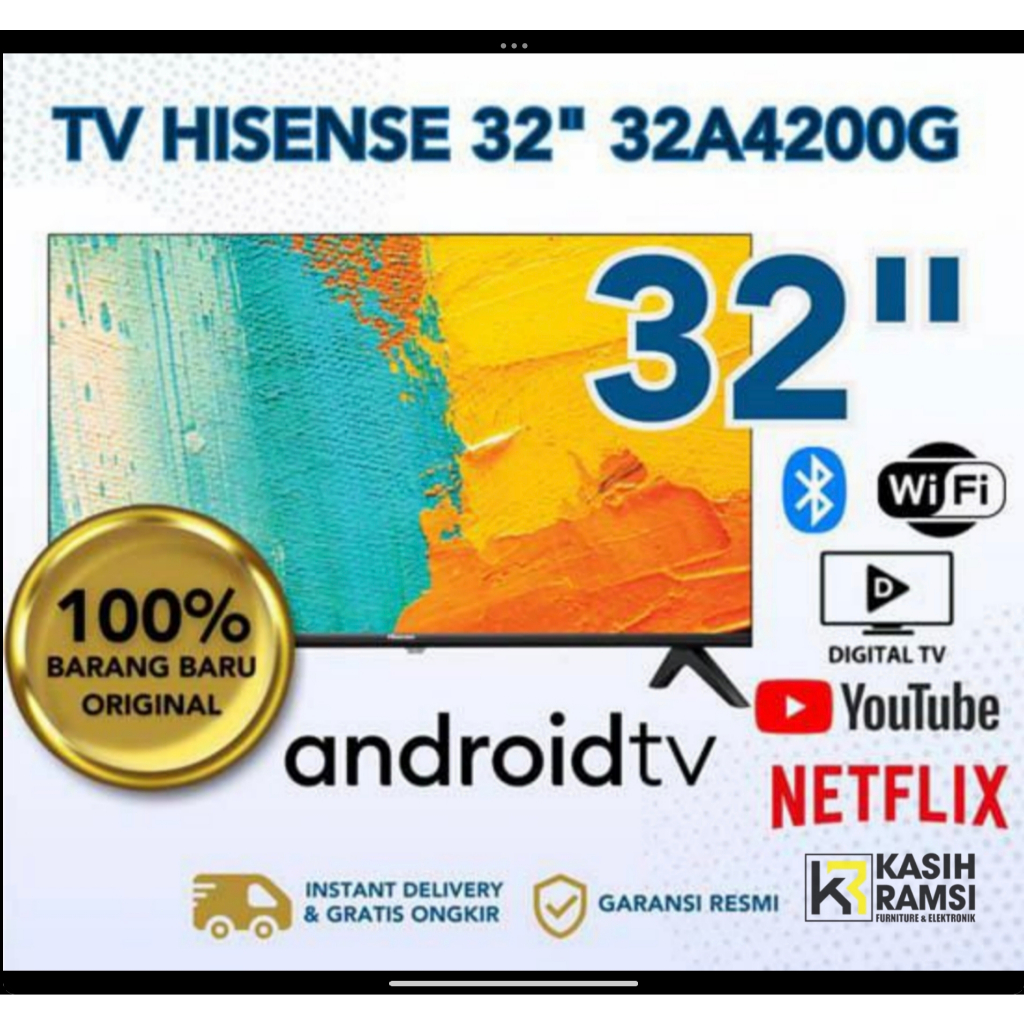 TV Android Hisense 32 Inch 32A4200G