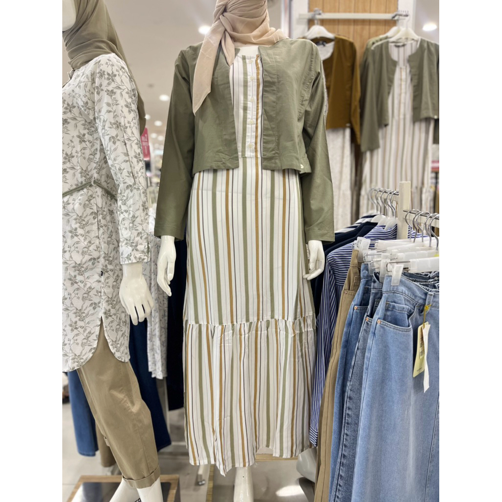 GAMIS WANITA NEW ARRIVAL BRAND C2 || One set gamis murah brand c2