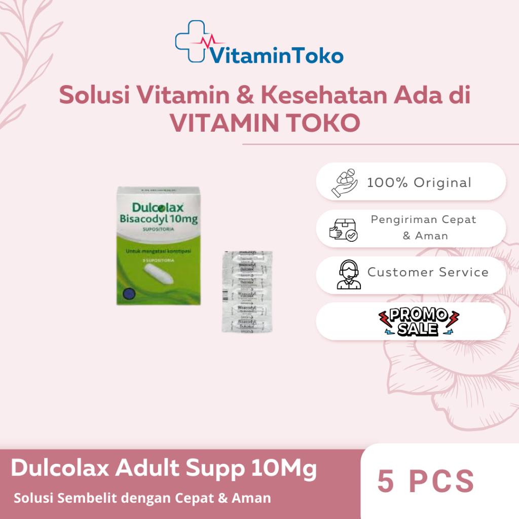 Dulcolax Adult Supp 10Mg -  Solusi Sembelit dengan Cepat & Aman