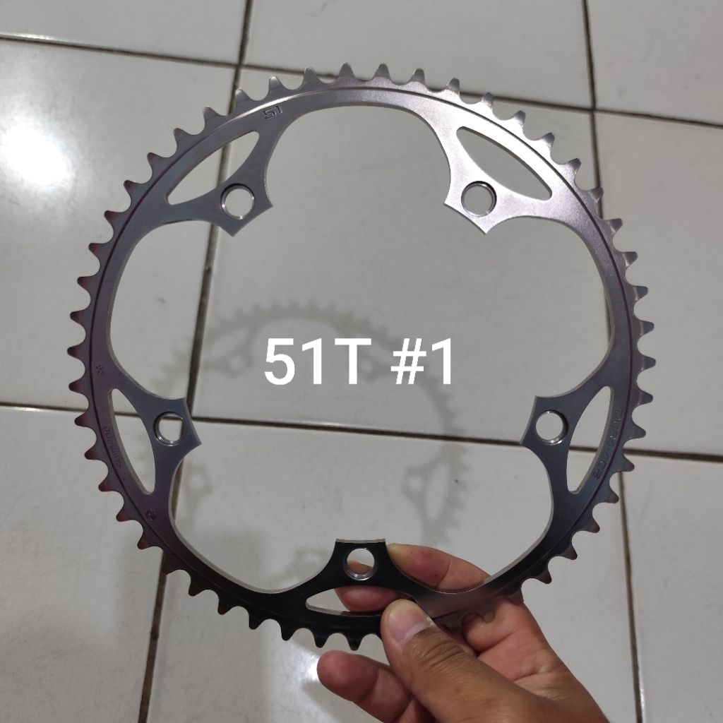 chainring dura ace 51T njs bekas OKE