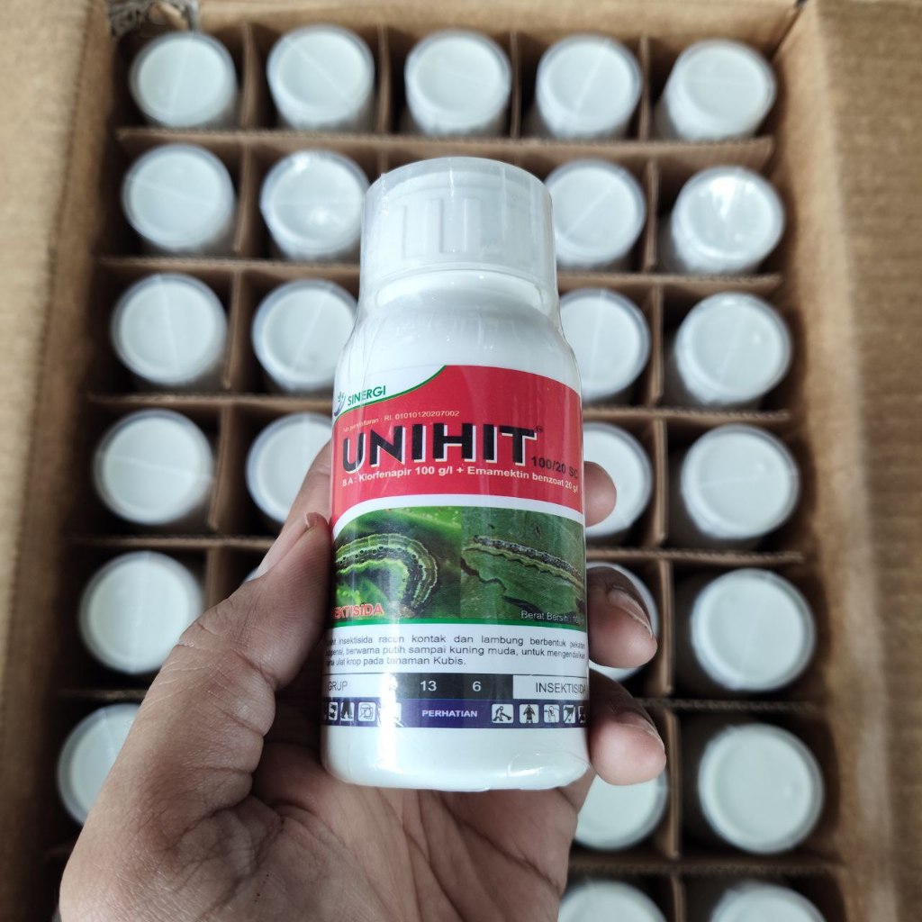 UNIHIT 100/20 SC - 100 ml | Insektisida Ampuh Bahan Aktif Ganda Pengendali Ulat
