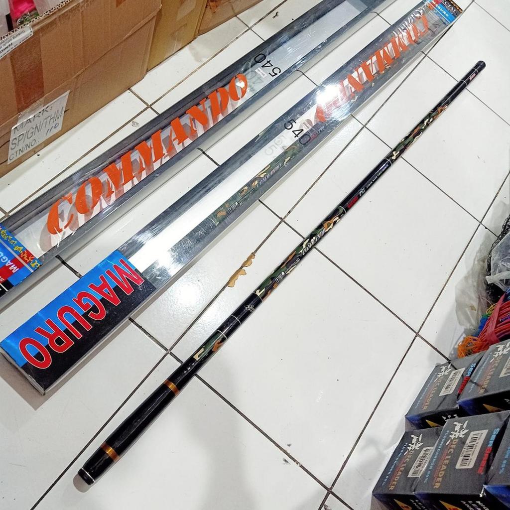 Joran Tegek MAGURO COMMANDO 450 540 | Carbon Pole | Ruas Panjang | Tegek Baronang