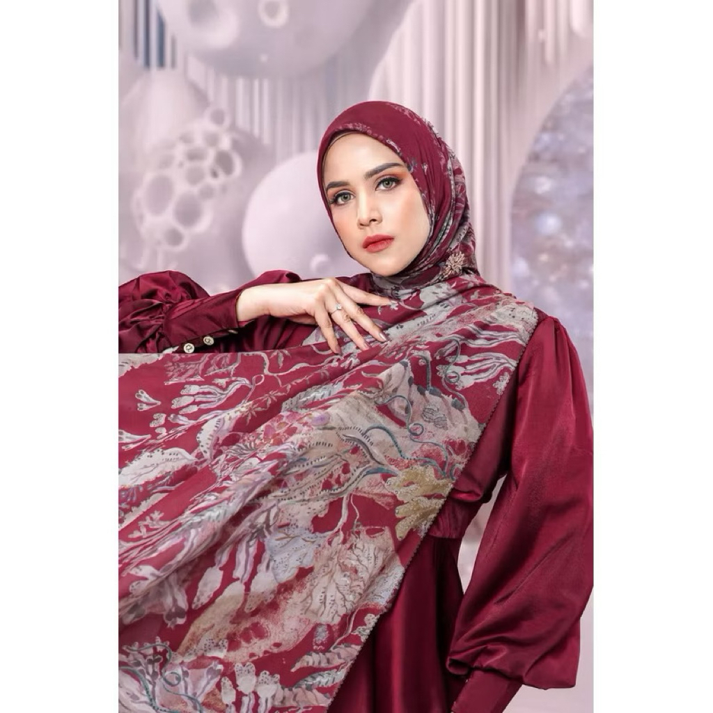 BUTTONSCARVES MISOOL SERIES JELLYFISH PINK MANTA NEW BUKAN SECOND PRELOVED BEKAS BALIKPAPAN SAMARIND