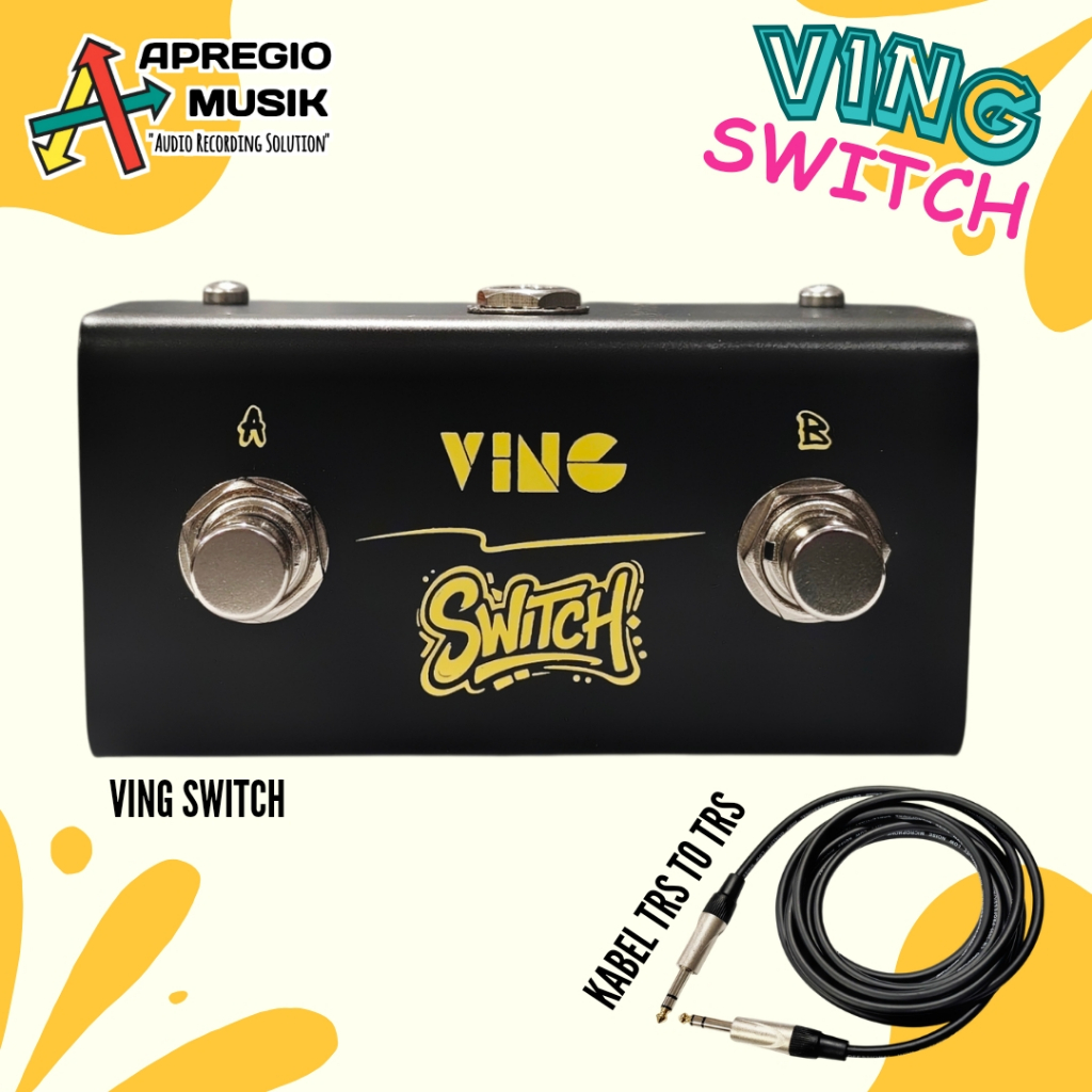 Pedal foot switch VING FB100 FB 100 Switch Footswitch Ving Pedal Efek Ving