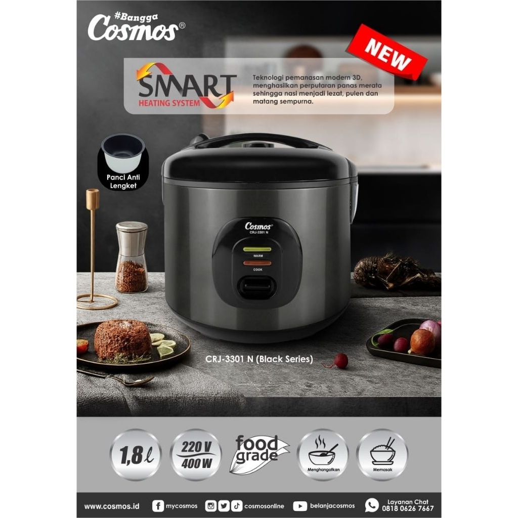 Magic Com Cosmos 1,8 Liter 3301