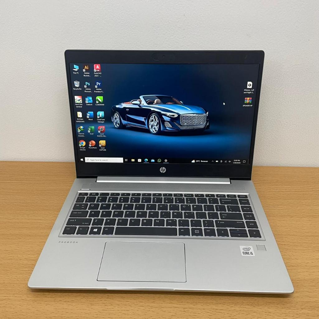 Laptop HP probook 440 G7 Ram 16/256 GB intel core i5 gen 10 mulus second