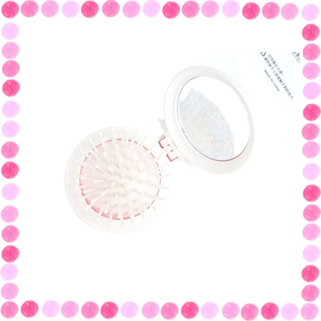 Sisir + Kaca Lipat Praktis Mudah Dibawa / Sisir Dan Kaca Wanita / Cocok Untuk Sehari-hari