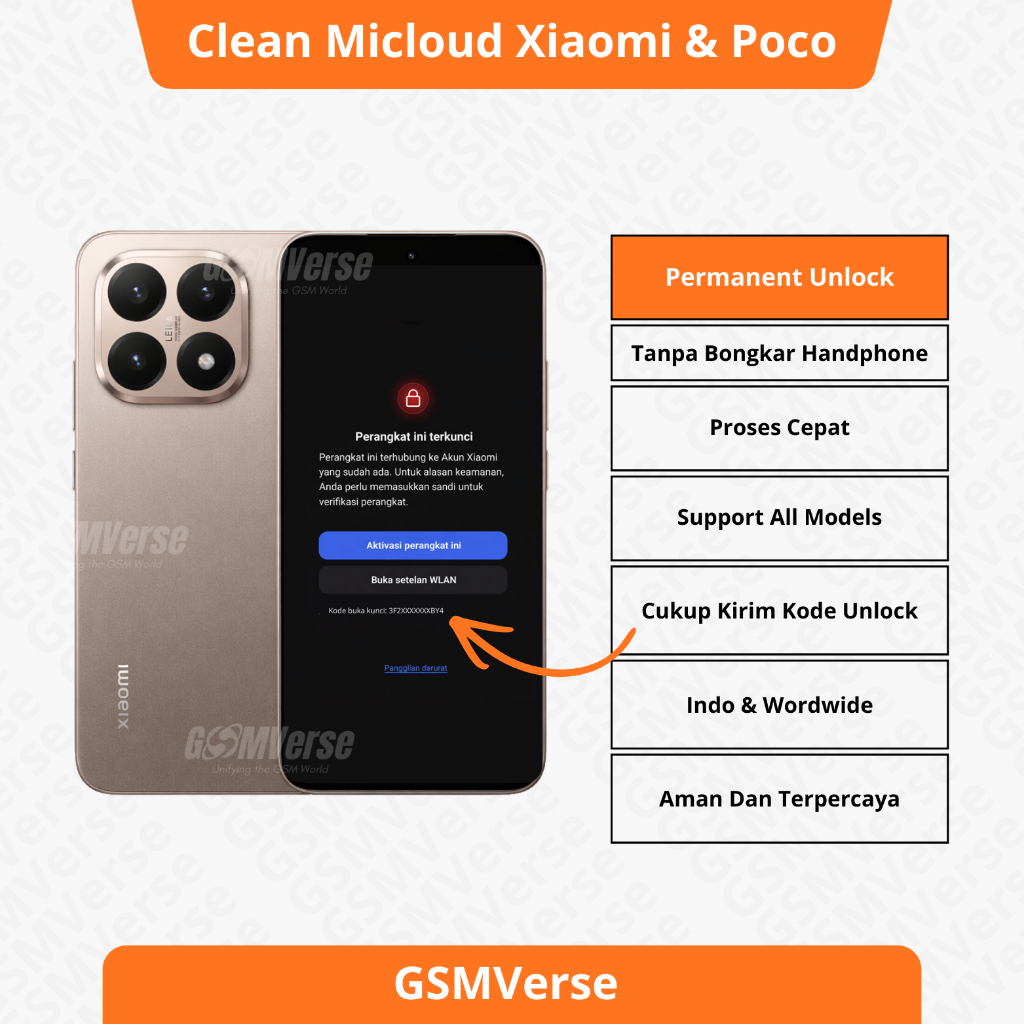 Micloud Clean Xiaomi poco By Server