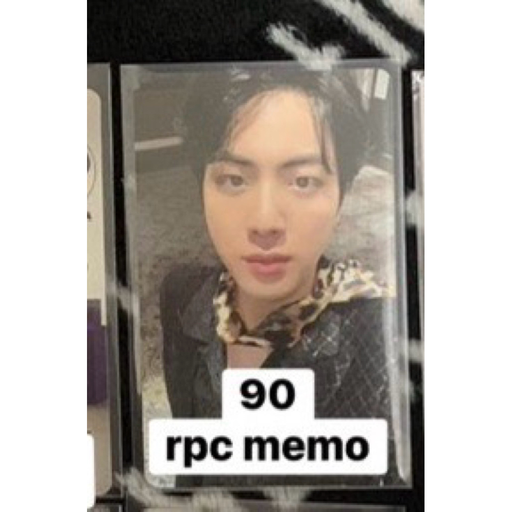 WTS PHOTOCARD BTS SEOKJIN JIN MEMORIES 2020 BLURAY MAUNG MEMO20
