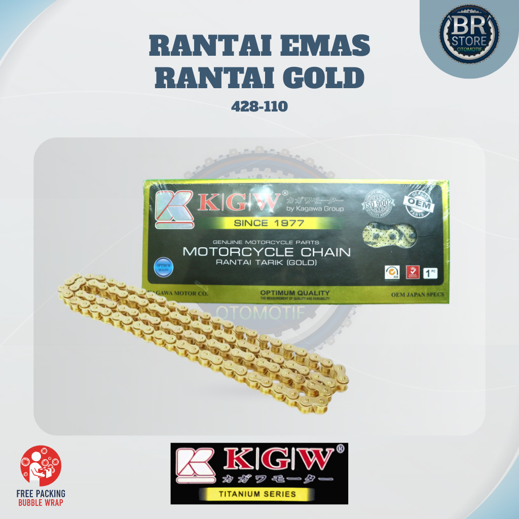 KAGAWA RANTAI EMAS GOLD 428H-110L