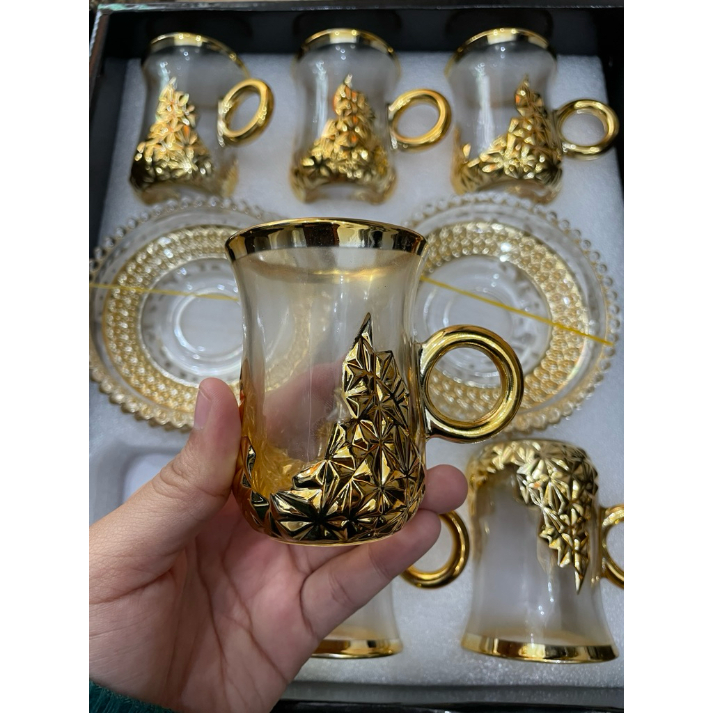 GELAS ARAB / GELAS QUEEN GELAS SET CANGKIR TEH / GELAS - KOPI