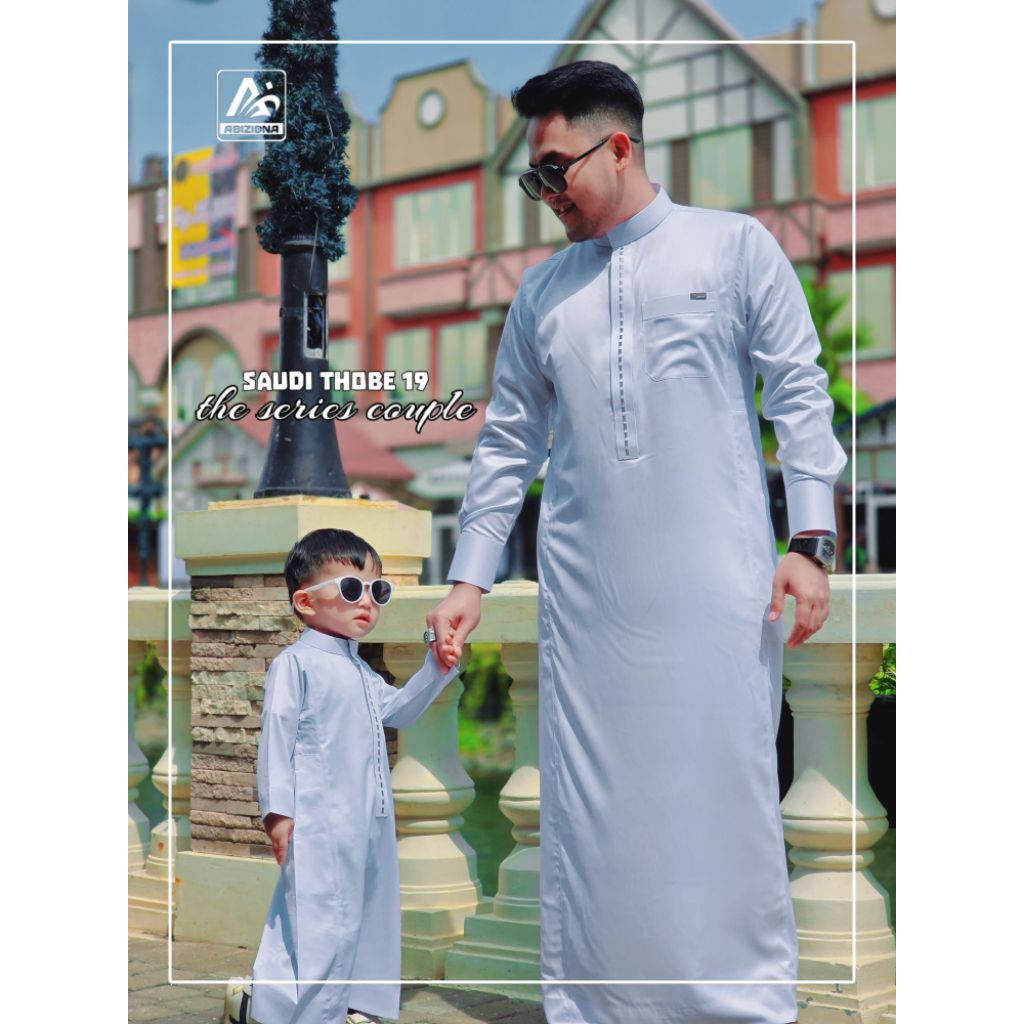 GAMIS COUPLE DEWASA DAN ANAK ABI ZIDNA THOBE 19