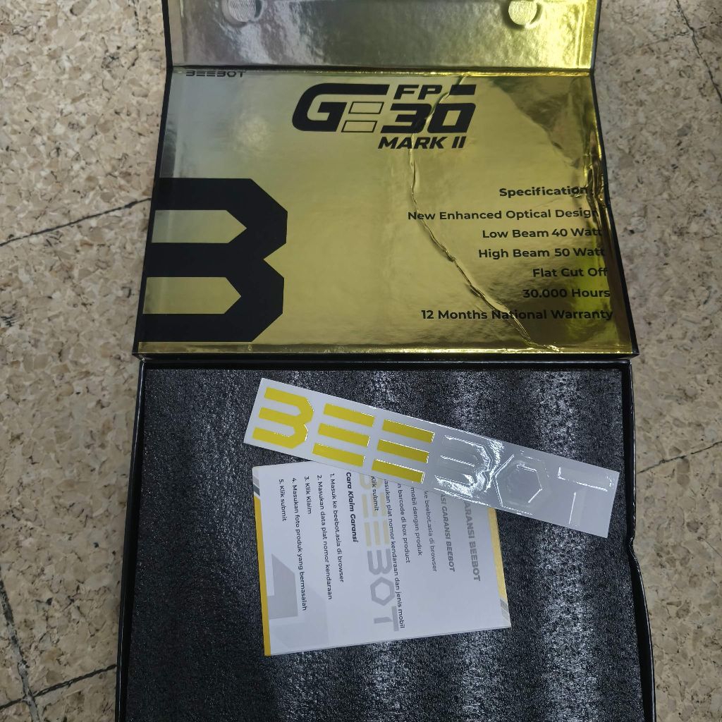 Foglamp Projector Beebot GE FP30 Mk2, 3inch Bi-Led, Hi-Low 40-50W, Toyota/Universal Bracket