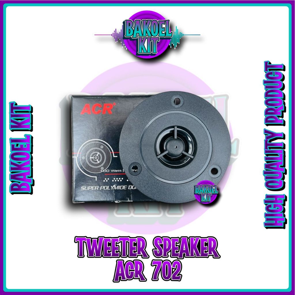 Tweeter Speaker ACR 702 100 Watt 8 Ohm ups