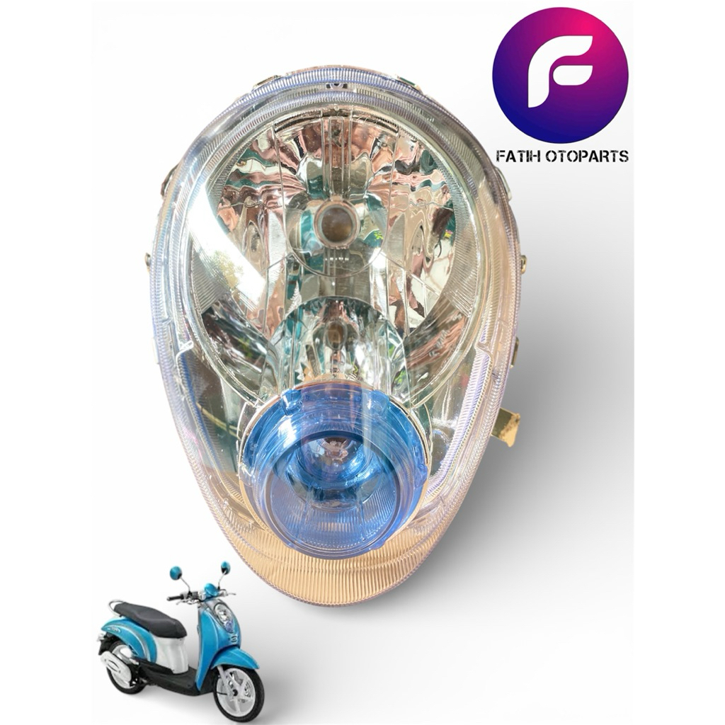 Reflektor lampu depan scoopy karbu karburator 2010 2011 2012