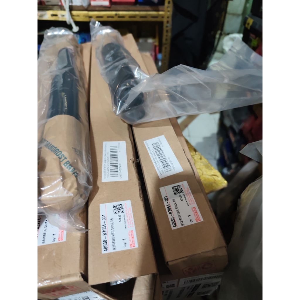 Shok beker depan , belakang, karet support shok beker depan original