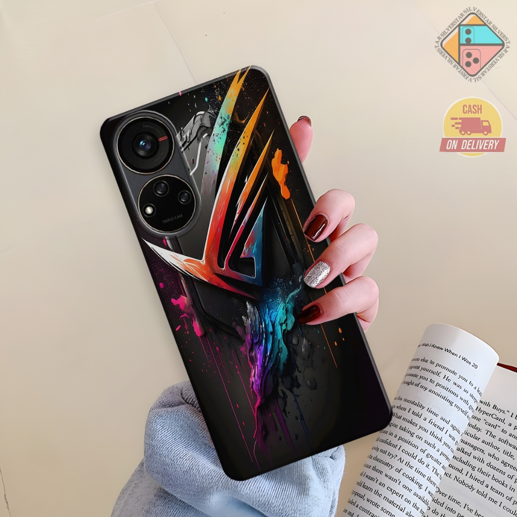 ZTE Blade V40s  Macaron Square Black Softcase ZTE Blade V40s