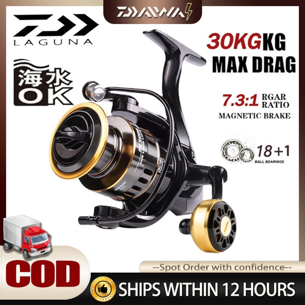 DAIWA Reel Pancing HE1000 - 7000 Reel Pancing Murah Kuat Power /Gulungan Pancing Ikan Logam Metal CN
