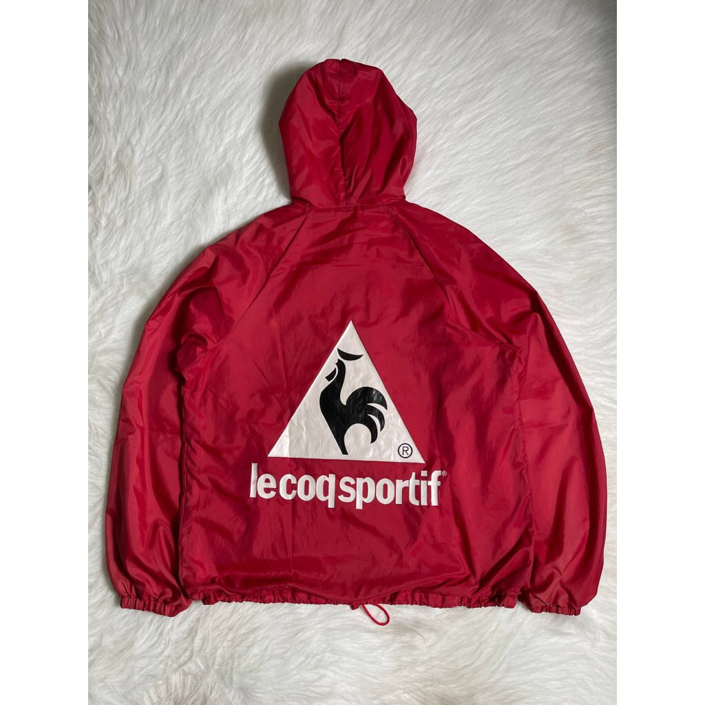 jaket windbreaker vintage Lecoq Sportif second (3818)- Hoodie second - hoodie second branded - Jaket