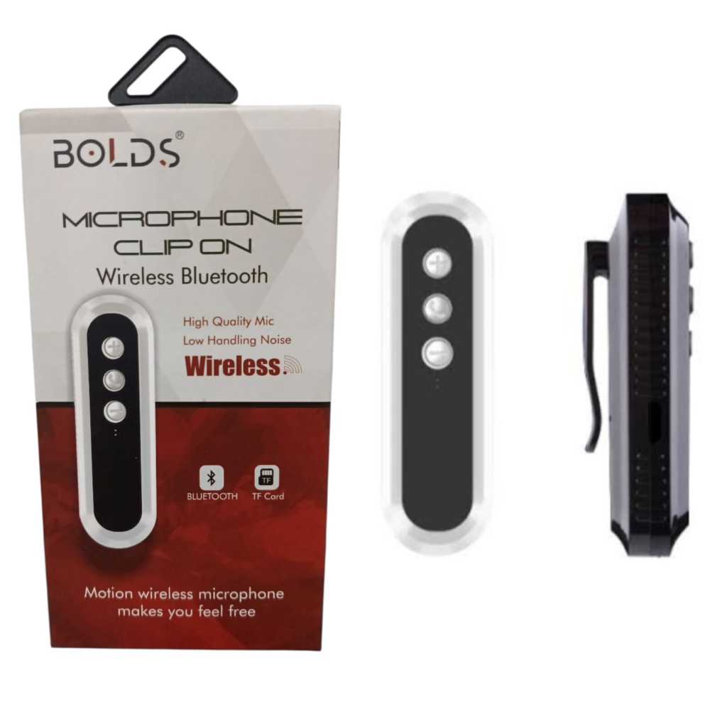MICROPHONE CLIP ON WIRELESS BLUETOOTH BOLDS