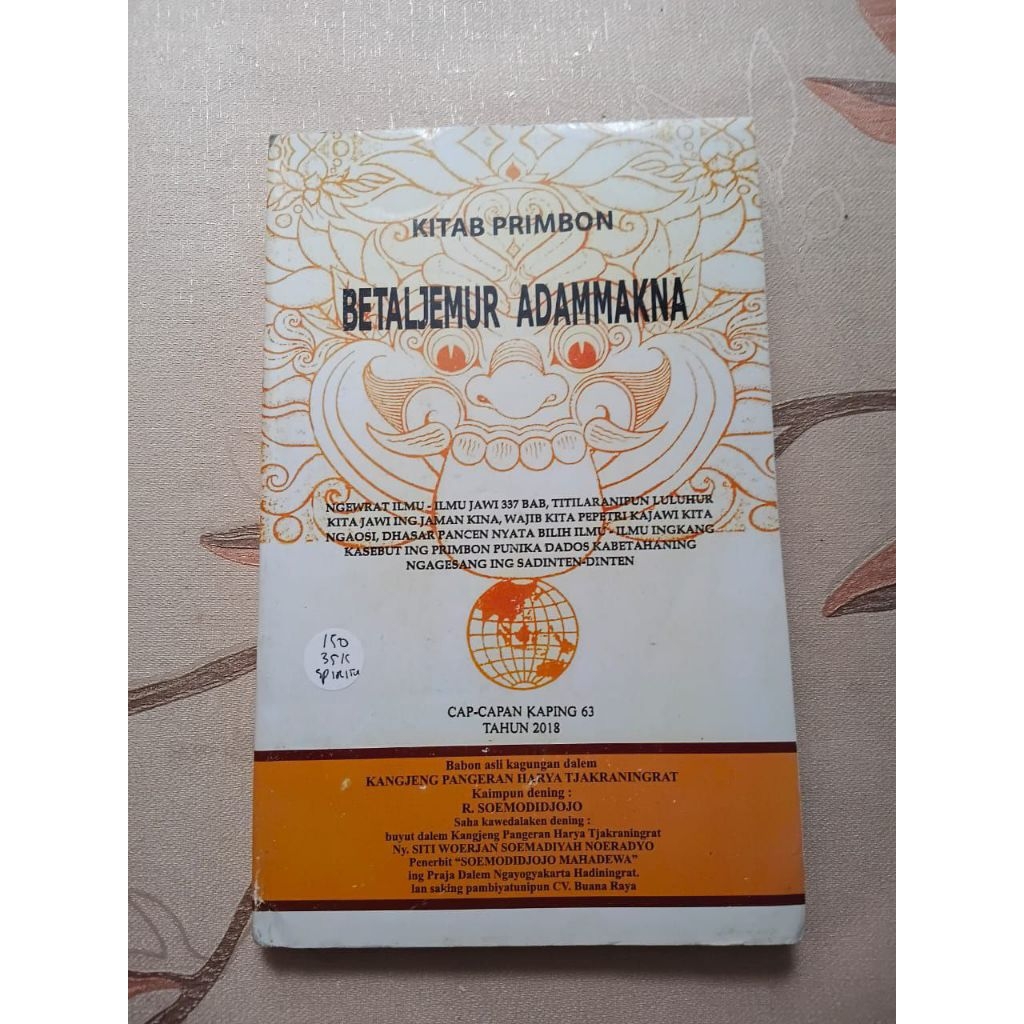 Kitab Primbon Betaljemur Adammakna