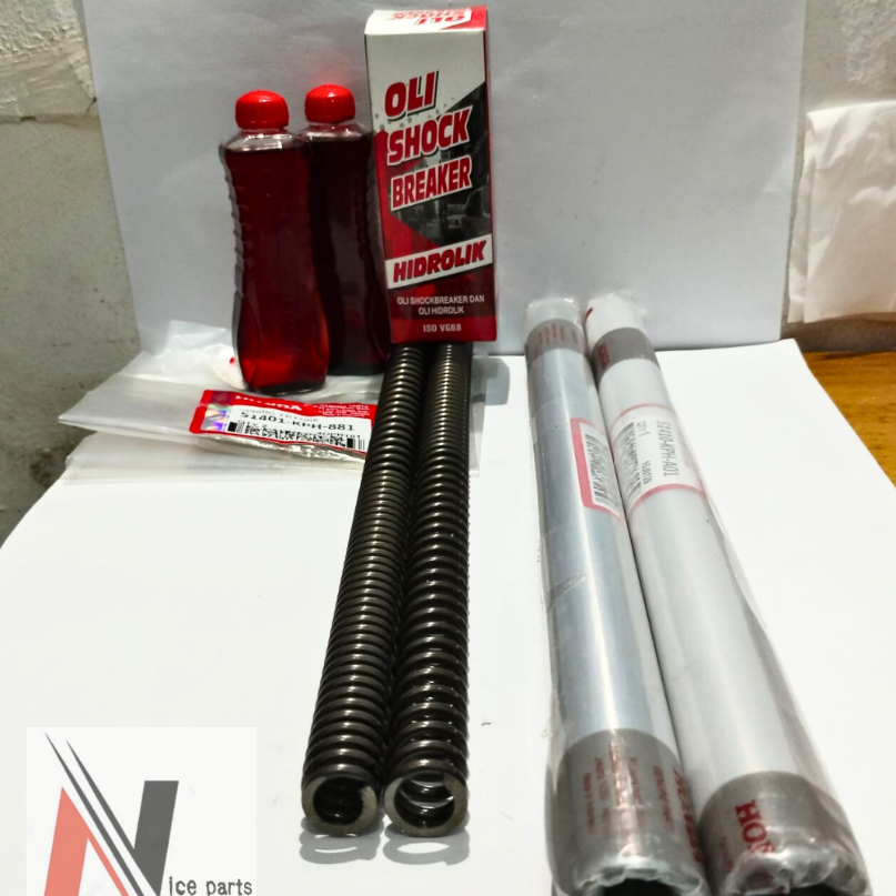 AS SHOCK DEPAN KHARISMA SUPRA X HONDA KPH+PER SHOCK KARISMA PER AS SHOCK KARISMA KPH+OLI