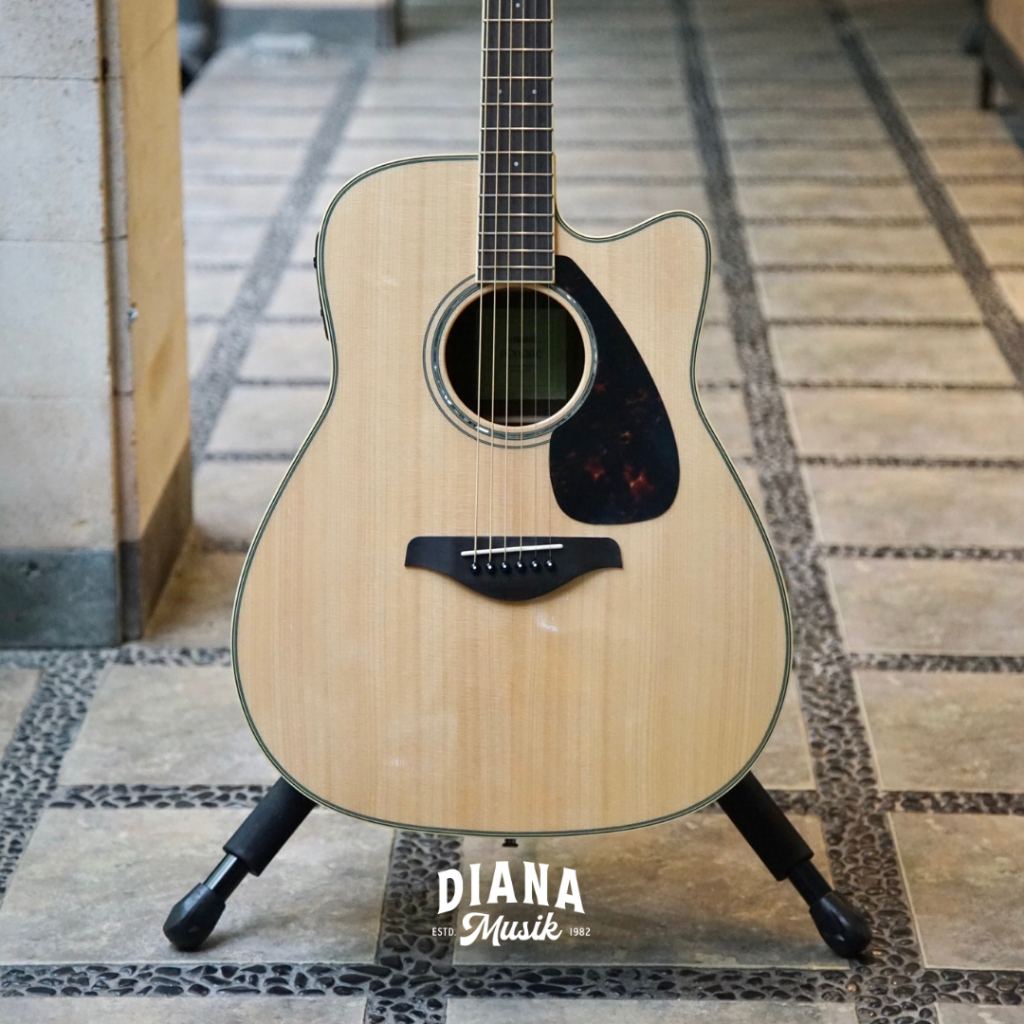 Gitar Akustik Elektrik Yamaha FGX830C / FGX 830 C Natural