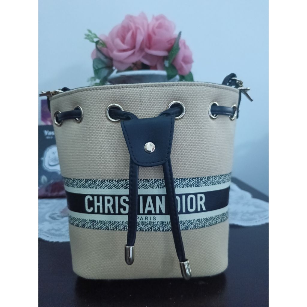 tas bucket Dior original giftset