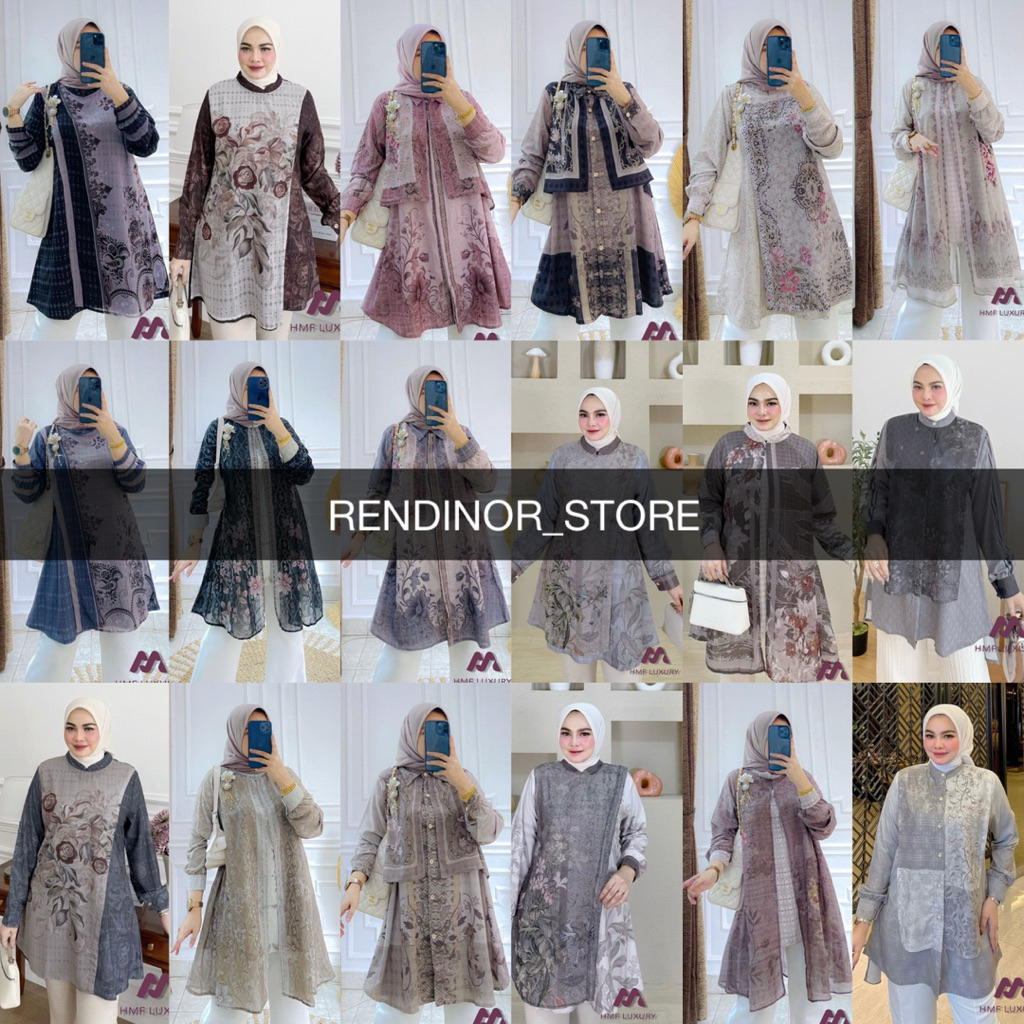 HMF ANGGUN MELANIE TUNIC TUNIK BY HMF LUXURY