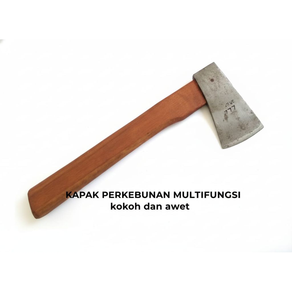 Kapak Perkebunan Multifungsi Baja Karbon - Kapak Kayu Kokoh & Awet