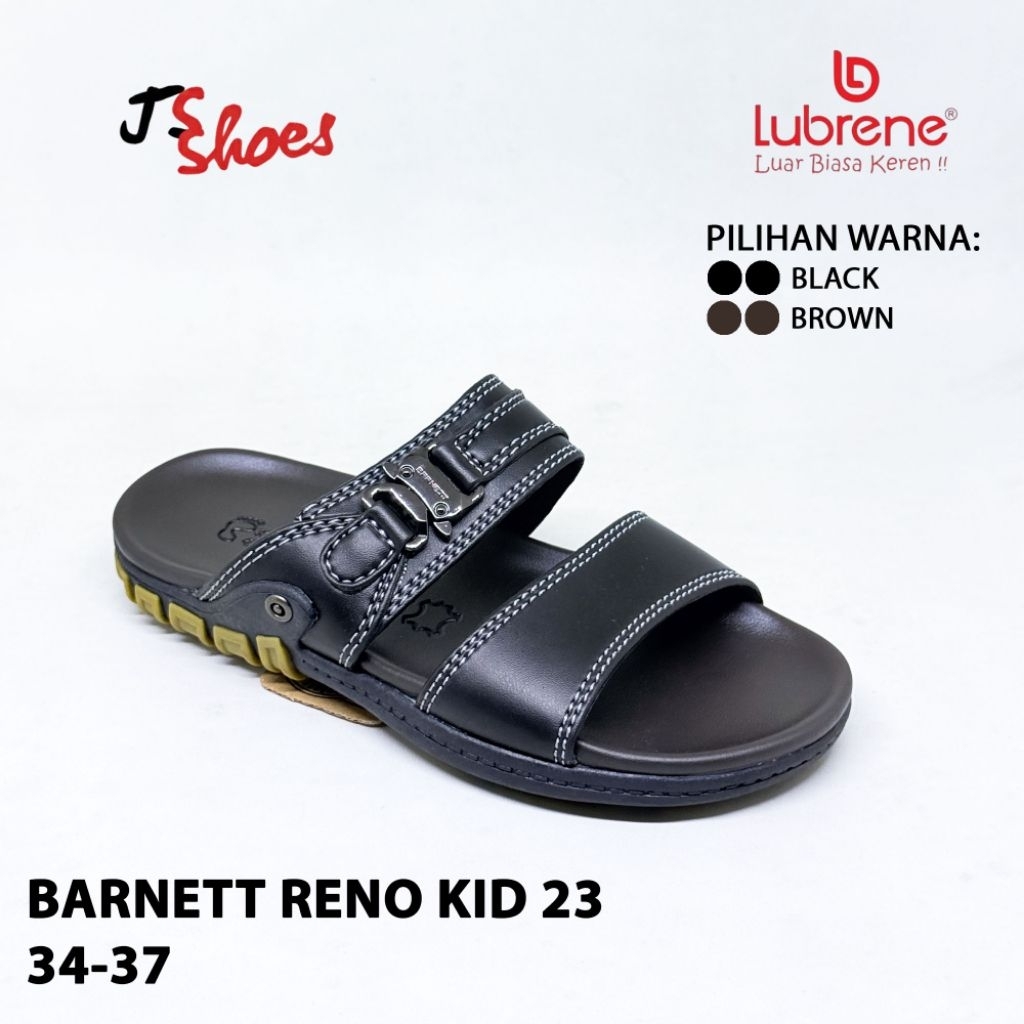 BARNETT RENO KID 23 - SANDAL SLOP CASUAL ANAK COWOK MERK BARNETT ORIGINAL