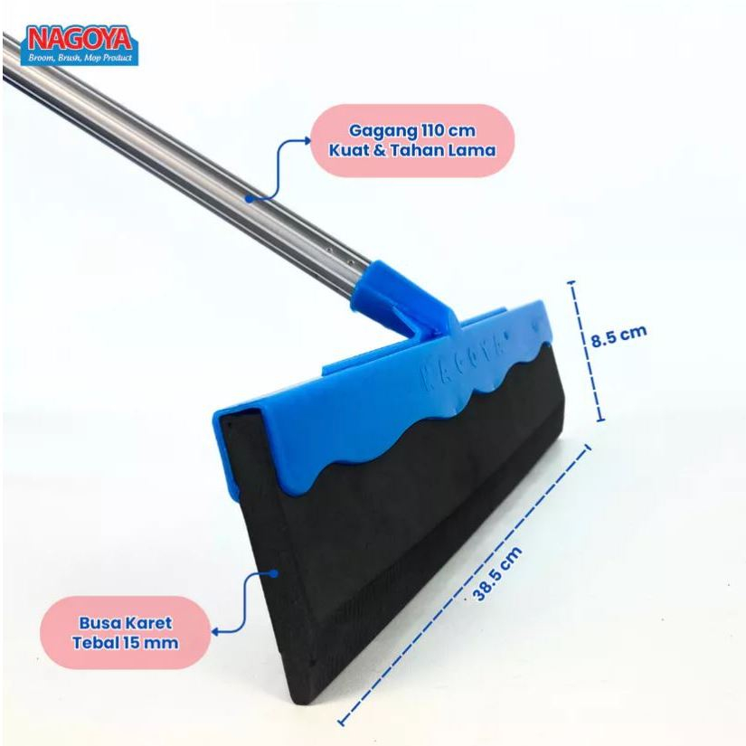 Nagoya Pel Karet / Wiper Air Gagang Besi / Serokan Pembersih