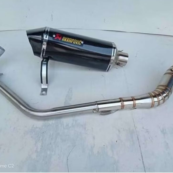 Knalpot cbr 150/vixion/silincerkarbon fullset replika suara bass