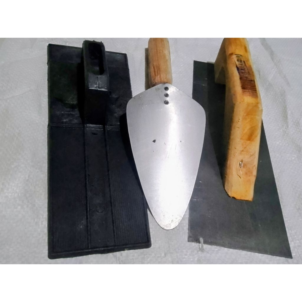 Paket.Alat Acian.Roskam Pvc/Roskam Besi Plat Baja,Sendok Galur Panjang